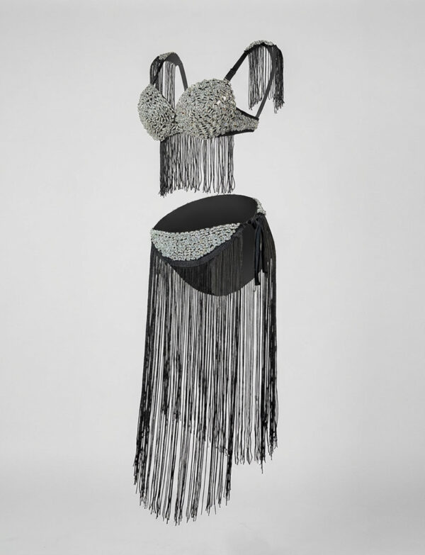 Bellybello “Layali Al-Noor” Premium Fringe Set